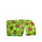 JAM Paper 2.5" x 10yd. Faux Linen Wired Apple Green Ladybug Ribbon